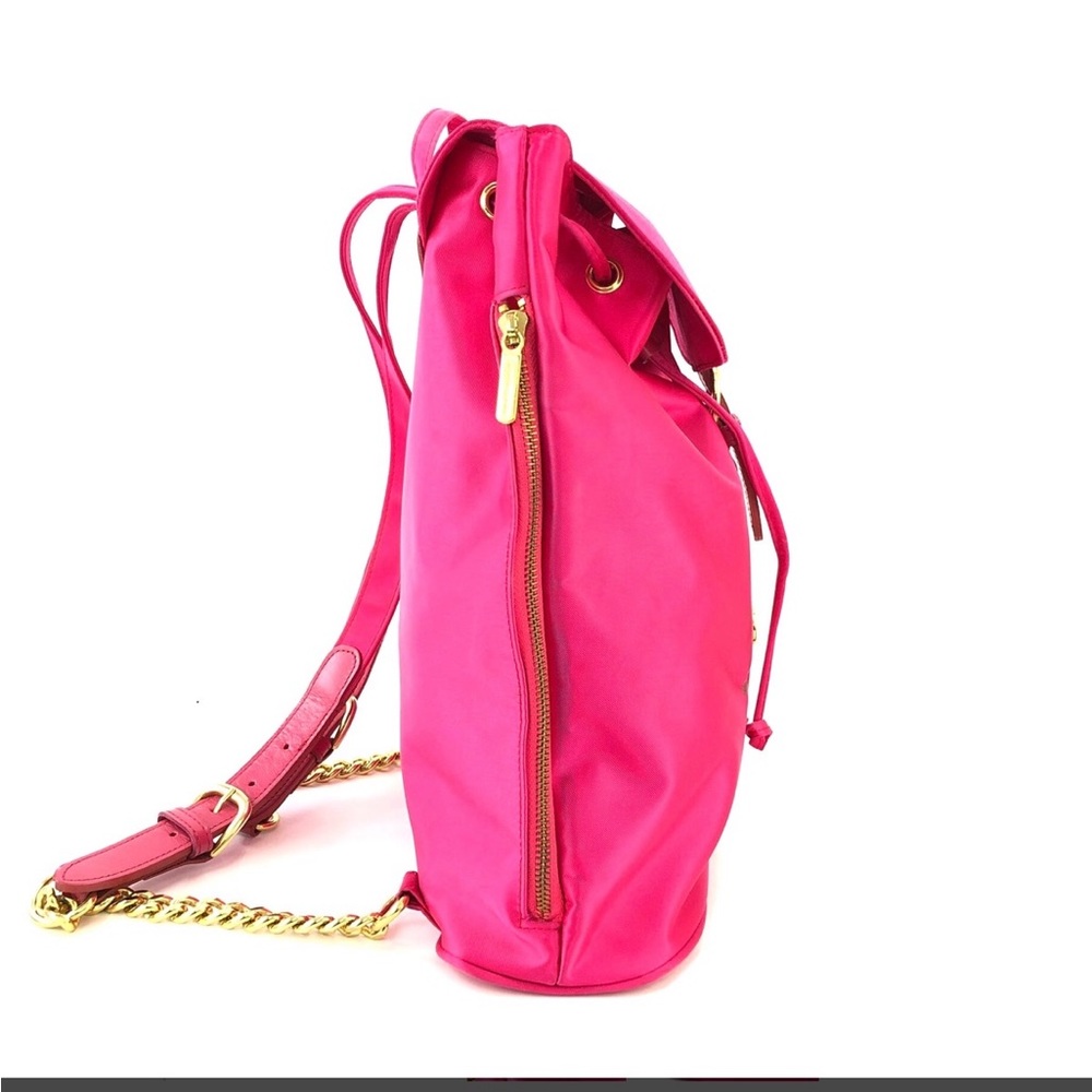 VALENTINO GARVANI SPORT PINK NYLON BACKPACK - Picture 9 of 10